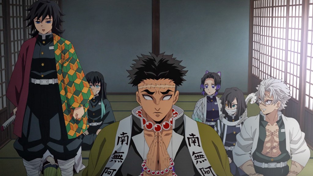 First Episode of Demon Slayer Hashira Training Arc is Finally Here 4 Giyu Tomioka leaves the Hashira meeting in Demon Slayer Hashira Training arc