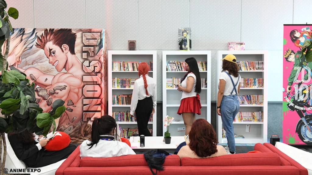 Anime Expo manga lounge