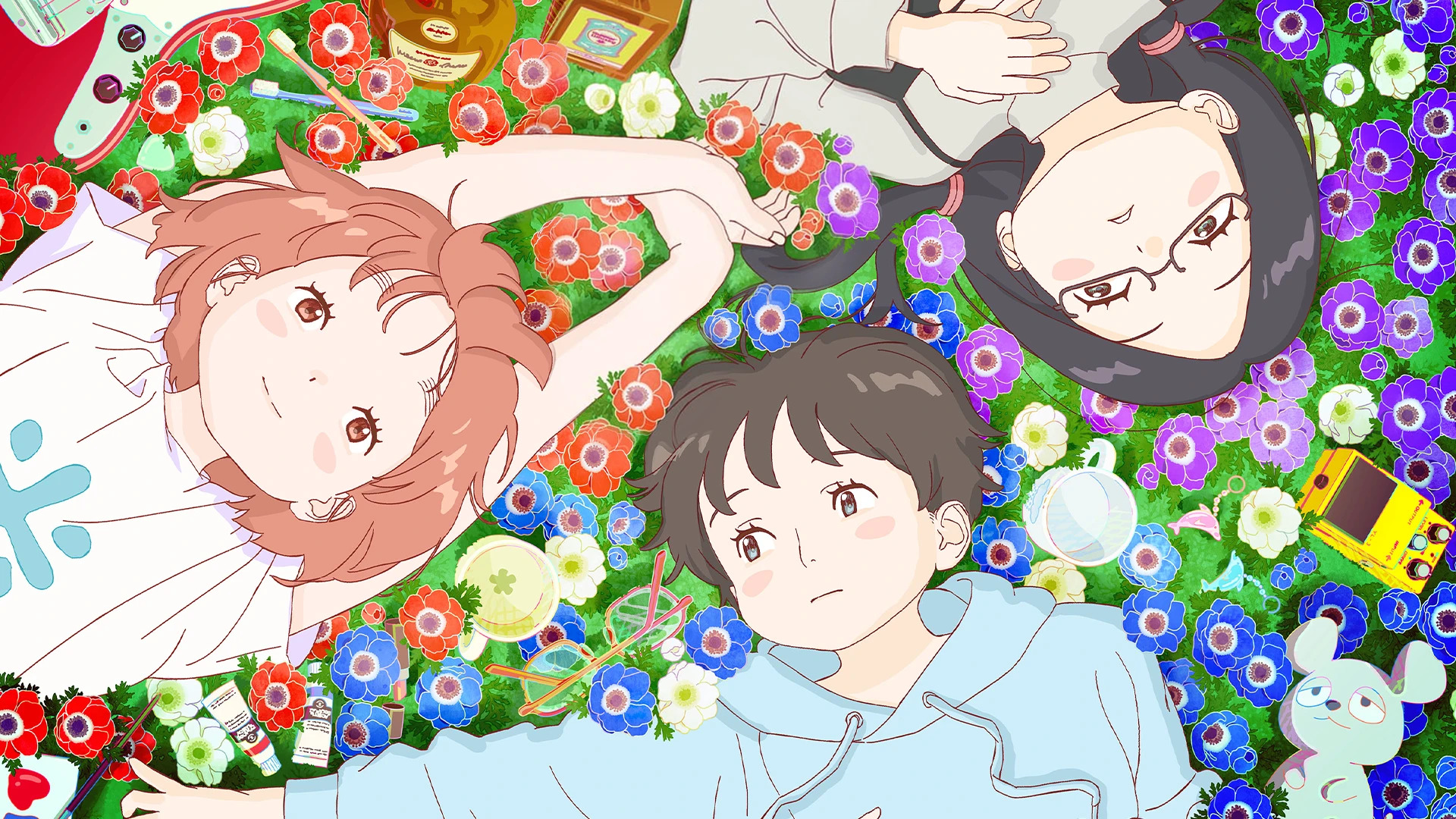 "Garden of Remembrance" Main Visual Showing "Us" Wrapped in Anemones 1 Garden of Remembrance anime