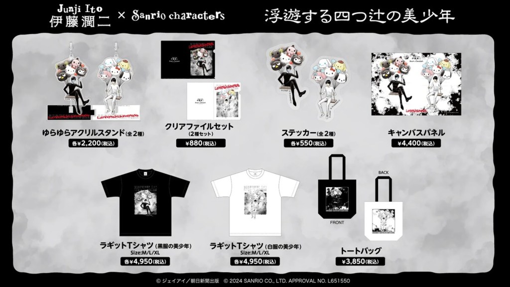 Junji Ito x Sanrio Characters Collaboration: A Fusion of Horror and Cuteness 5 Junji Sanrio collection uzumaki