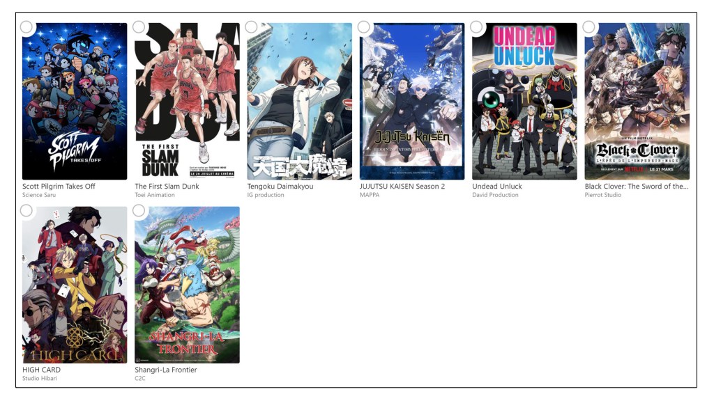 Les Daruma 2024 Best Action Anime