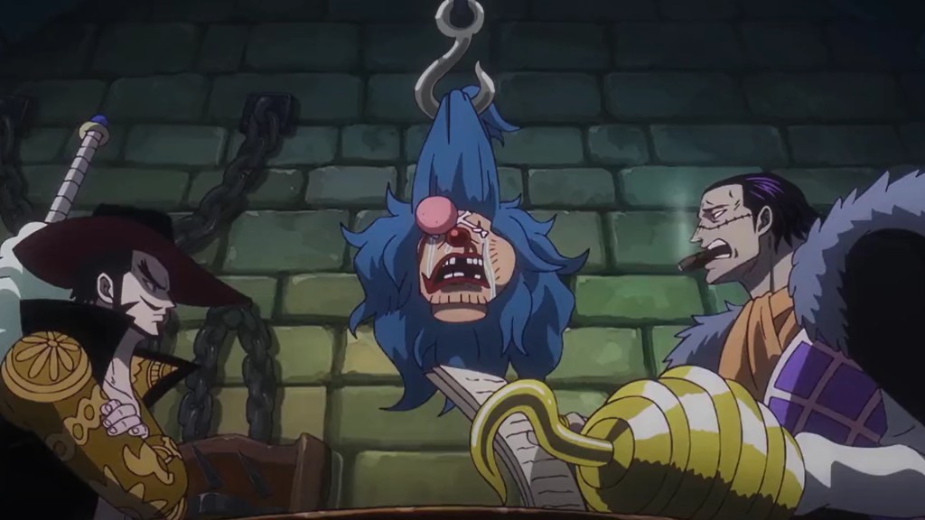 One Piece Episode 1117 Release Delayed: Revolutionary Army's Secret Maneuvers Revealed 2 One Piece Episode 1117 Buggy Mihawk Crocodile