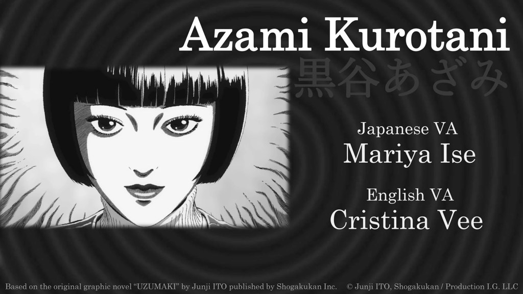 Uzumaki Anime Episode 1 Azami Kurotani