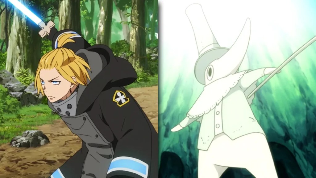 Fire Force and Soul Eater Excalibur Arthur Boyle