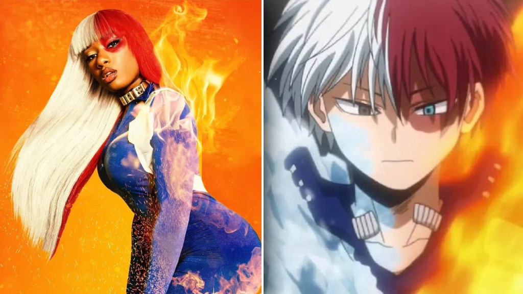 10 Celebs Who Slayed Anime Cosplay ft. Megan Thee Stallion 2 Celebs Anime Cosplay Megan Thee Stallion Shoto TODOROKI