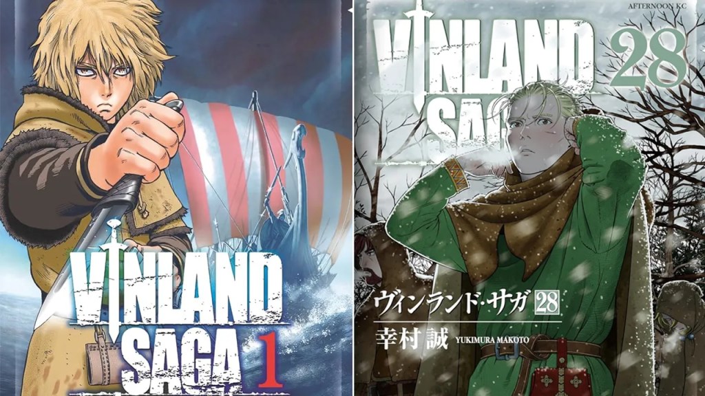 Vinland Saga manga volume covers