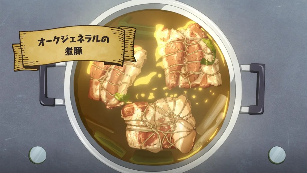 Campfire Cooking in Another World Season 2 Ep 3 Recipes Braised Orc General Pork