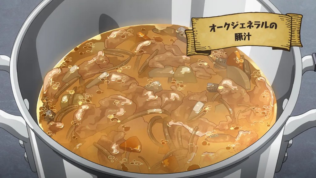 Campfire Cooking in Another World Season 2 Ep 3 Recipes Orc General Pork Soup