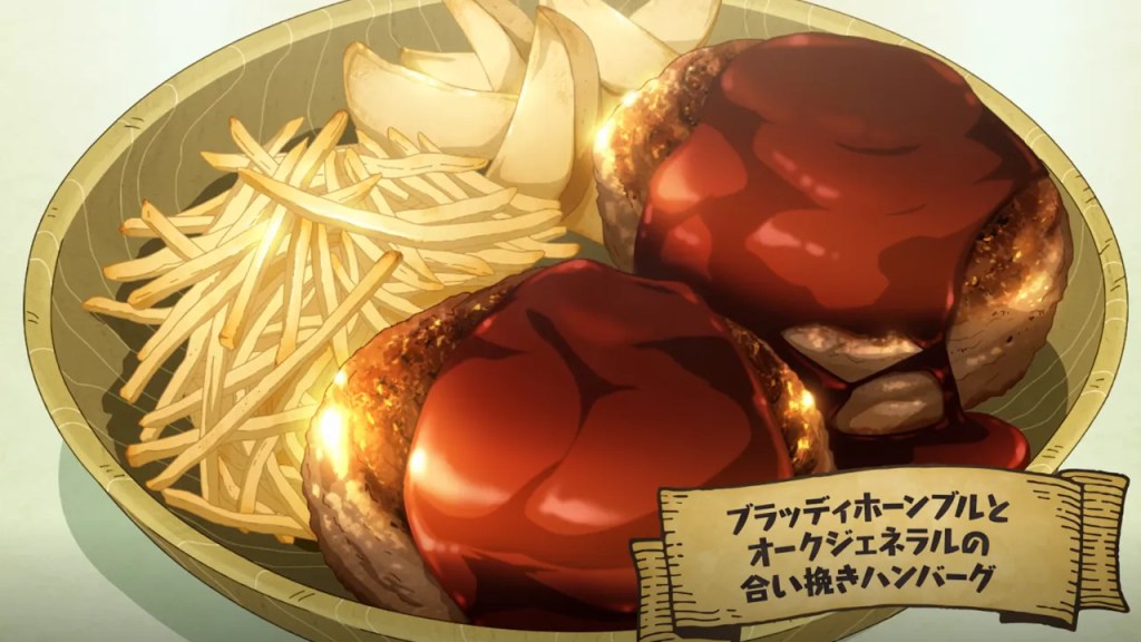 Campfire Cooking in Another World with My Absurd Skill - Bloody Horn-Bull and Orc General Hamburger Steak