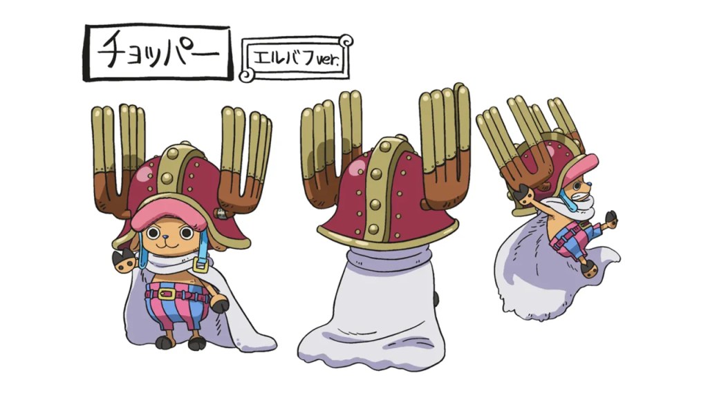 One Piece Elbaf Arc 2026 Chopper character design and outfit