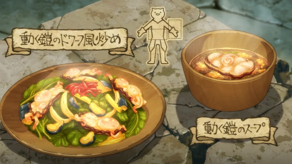 10 Best Recipes from Delicious in Dungeon 5 Delicious in Dungeon Recipes Dwarf Style Living Armor Stir Fry and Living Armor Soup