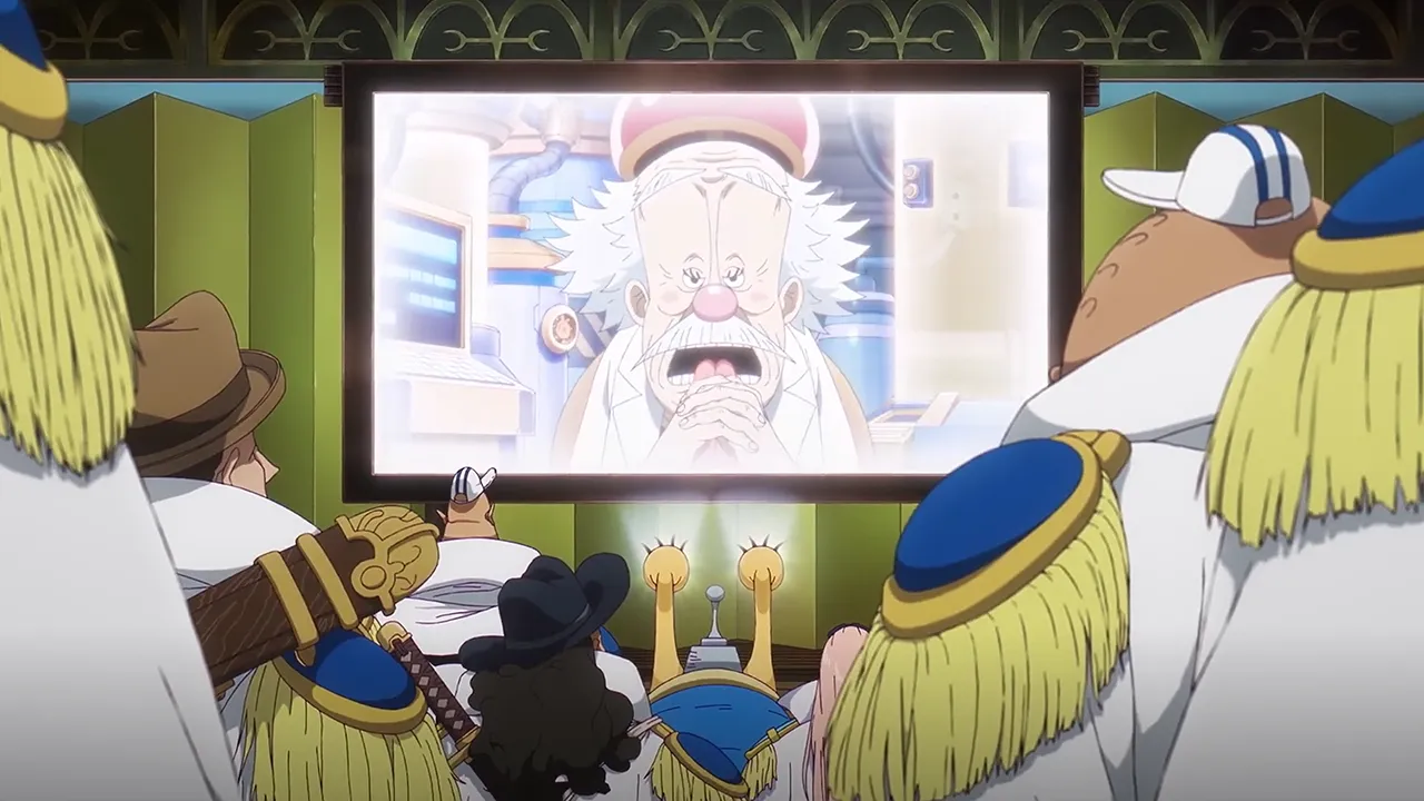 Major Revelations from Dr. Vegapunk’s Broadcast in One Piece 1 Dr. Vegapunk's Broadcast Egghead Island One Piece