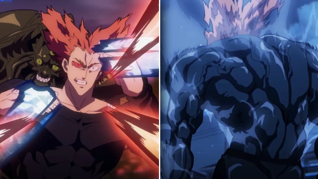 Garou vs King The Ripper and Insect God Transformation One Punch Man season 3