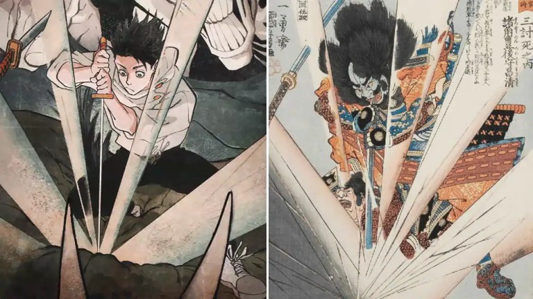 The Fine Art Screaming Inside JJK Season 3’s Opening Sequence 8 Fine Art Paintings JJK Culling Game Morozumi Bungo-no-kami Masakiyo