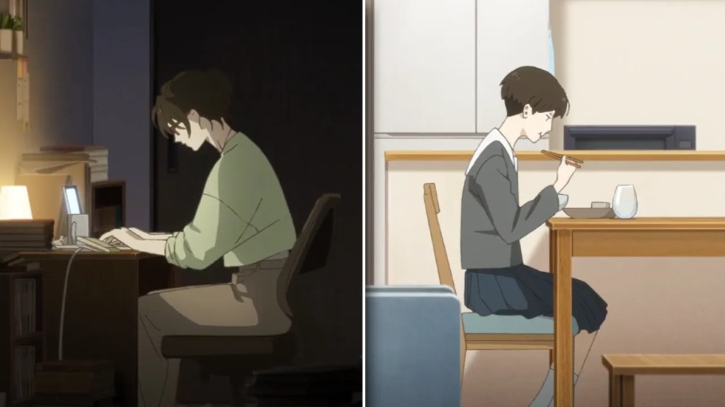 Journal with Witch anime Asa and Makio